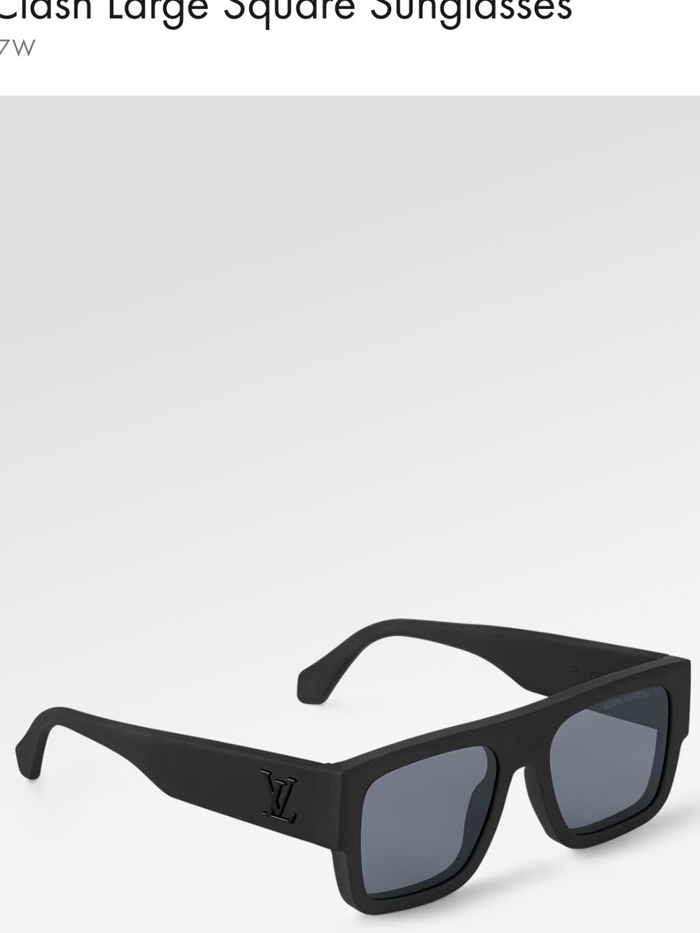 Louis Vuitton Lv clash large square sunglasses